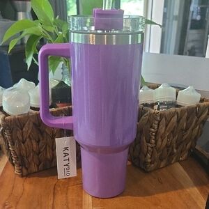 NEW Katydid Lavender Tumbler 40oz with Handle